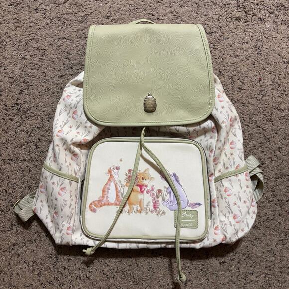 Loungefly Handbags - Loungefly Disney Backpack Canvas Winnie the Pooh